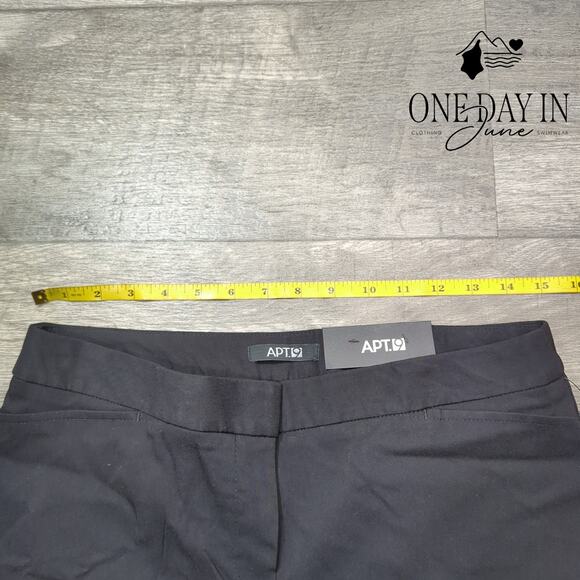 Apt. 9 Petite Mid Rise Trouser Pants Size 8Ps - Picture 3 of 6